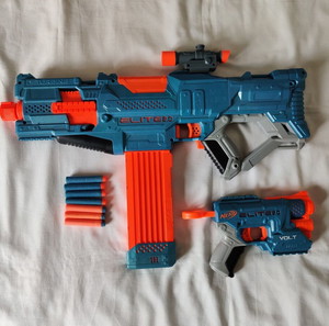 Σετ 2 όπλων εκτοξευτών Nerf Elite 2.0 για παιδιά 8+