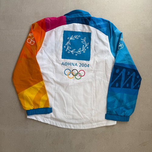 Athens 2004 Olympic Games Volunteer Windbreaker Jacket Adidas L σαν καινούργιο