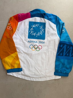 Athens 2004 Olympic Games Volunteer Windbreaker Jacket Adidas L σαν καινούργιο