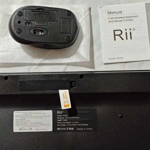 Rii wireless keyboard and mouse set new