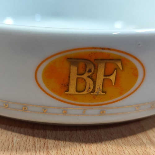 BF Bio Filter Super Lights Ceramic Ashtray like new