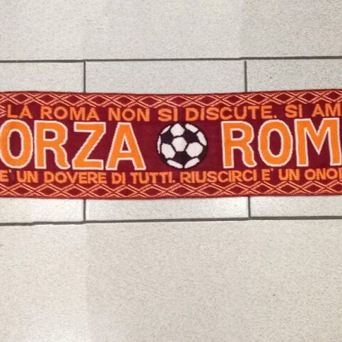 Roma Forza Roma scarf used, very good condition