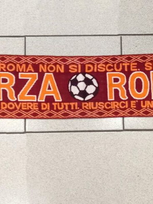 Roma Forza Roma scarf used, very good condition
