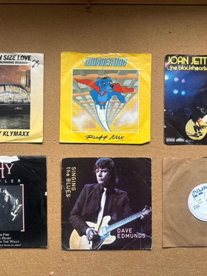 7” singles used, pack of 6, pop