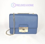 Furla Venere Mini Bag new, dark blue leather crossbody