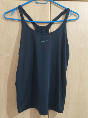 Nike γυναικείο τοπ Dri-FIT σαν καινούργιο, μαύρο, μέγεθος S