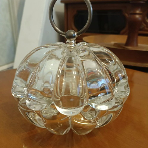 Glass fondue dish like new