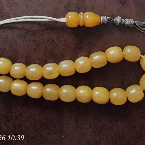 Faturan Komboloi with Certification, 23 Beads, 32 mm, 41 g, Like New