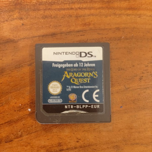 Nintendo DS Aragorn's Quest game used