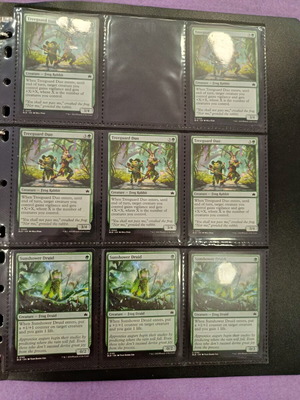 Magic The Gathering Bloomburrow Card Album like new, 160 cards