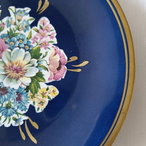 Vintage decorative plate from Polish porcelain Cmielow like new, 24 cm
