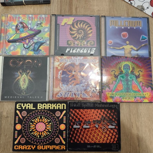 Music CDs like new, uplifting psychedelic trance collection