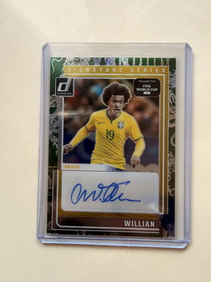 Κάρτα με αυτόγραφο Willian 2025-26 Donruss Road To FIFA World Cup Brazil σαν καινούργιο