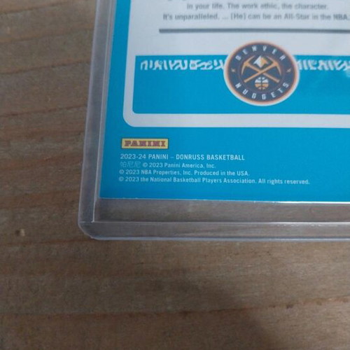 Hunter Tyson Panini Donruss Rookie Card like new