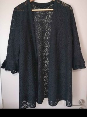 Lace jacket M/L like new with unique 3/4 sleeves