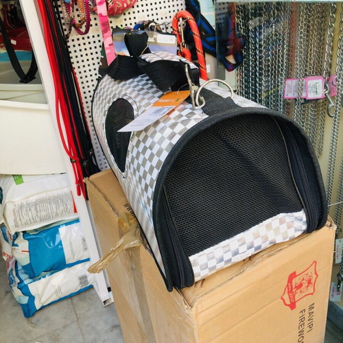 Small pet carrier bag for dog and cat 34x18x24cm new