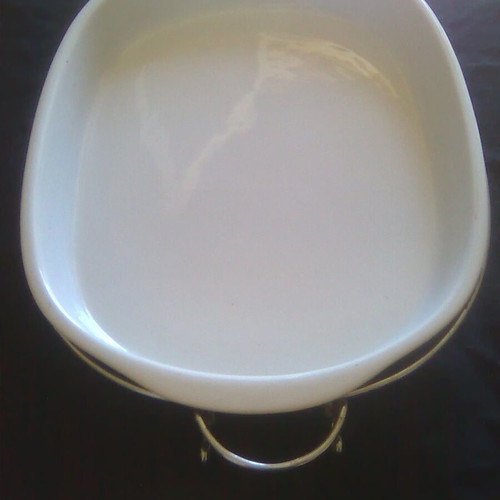 Serving platter with base 40x30 used