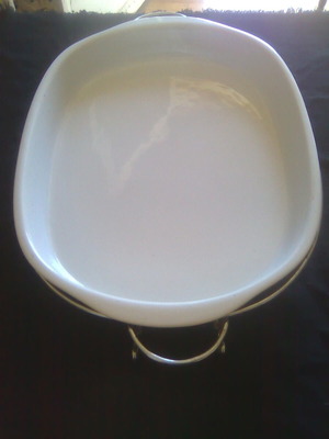 Serving platter with base 40x30 used