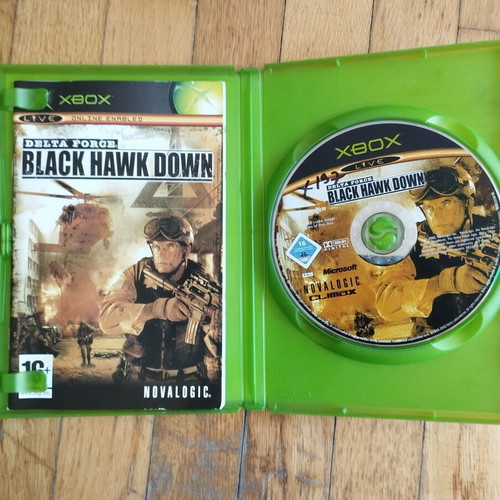 Xbox Delta Force Black Hawk Down game used, complete