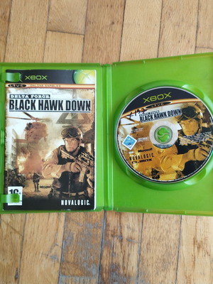 Xbox Delta Force Black Hawk Down game used, complete