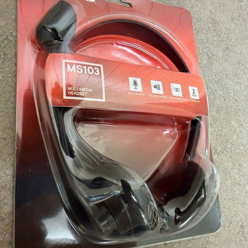 Headset MS103 wired with microphone new