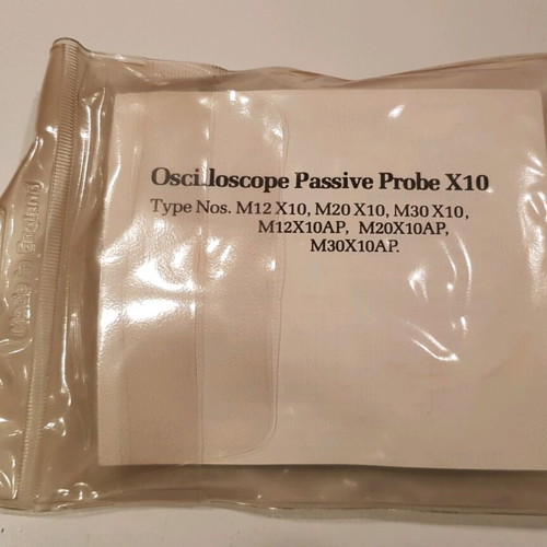 Oscilloscope passive probes M12 X10 used, set of 3 pieces