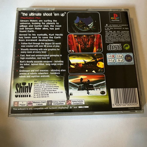 MDK PlayStation (PS1) used with discoloration on cover
