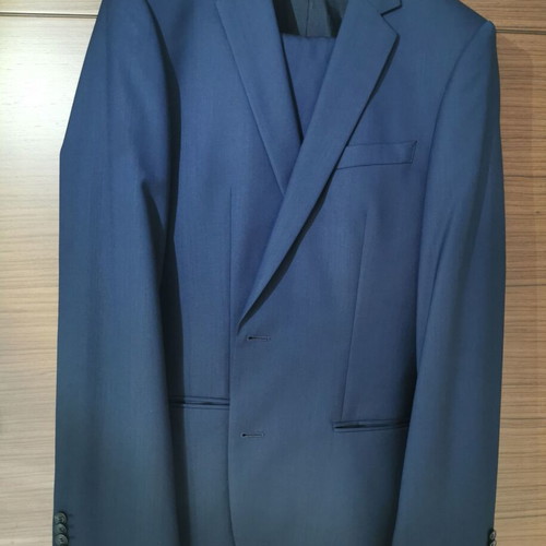 Hugo Boss blue suit with bow tie like new