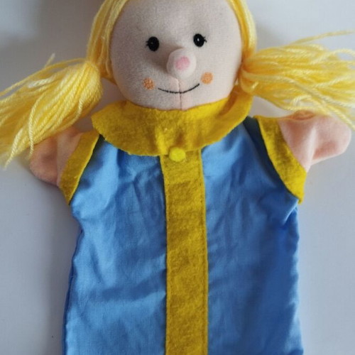 Puppet theater dolls used, pack of 5