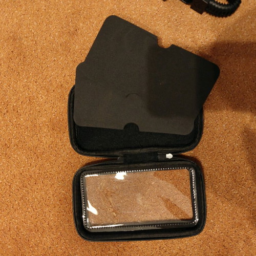 Motorcycle phone holder with case for mirror new