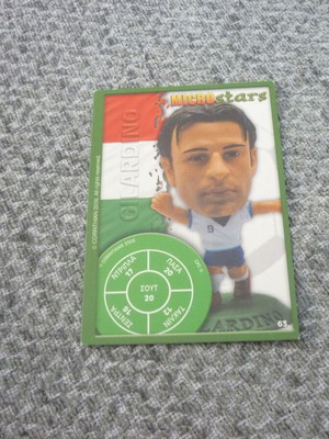 Corinthian MicroStars ποδοσφαιρική κάρτα του Alberto Gilardino #63