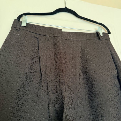 Zara pants black new jacquard type size M