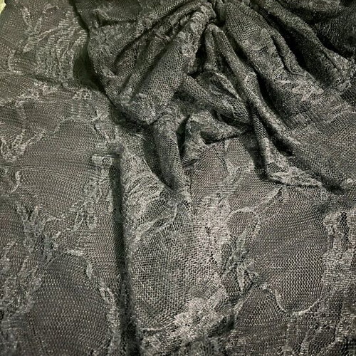 Lace blouse black like new, strapless with bow