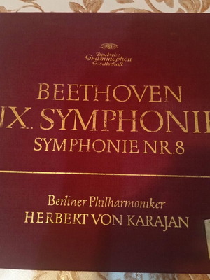 Beethoven IX.Symphonie 2 vinyl records set like new, classical music