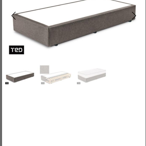 Stria pocket spring mattress 160x200 with upholstered bed frame
