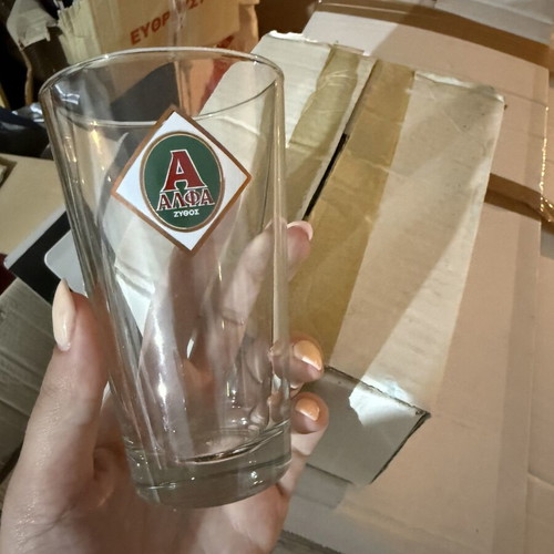 Alpha Beer Glasses 0.3L pack of 6 new