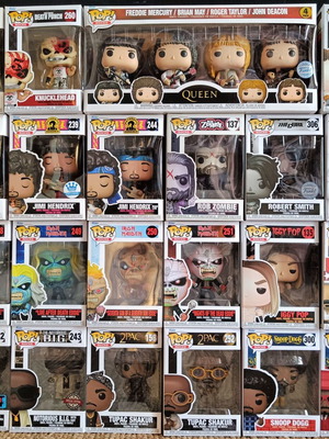 Funko Pop καινούργια σε κουτί, συλλογή με μουσική, animation και ταινίες