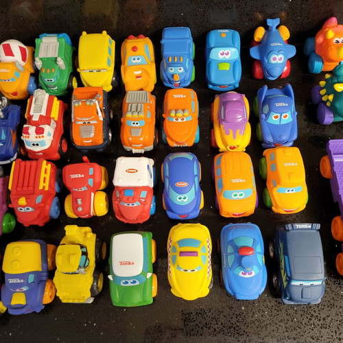 Tonka Hasbro vehicles new, collection of 31 Chuck & Friends