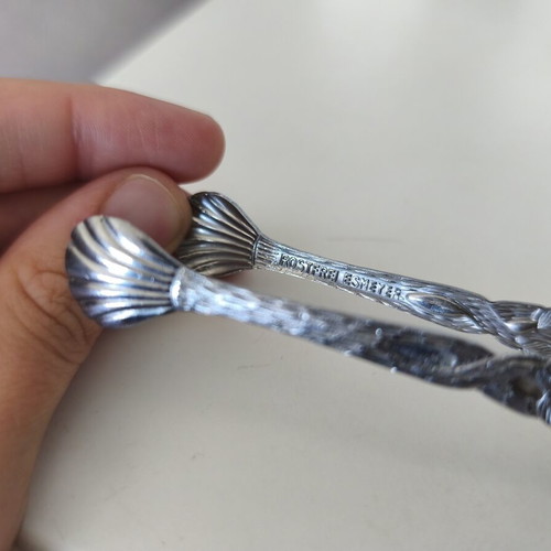 Esmeyer Hildesheimer Rose vintage sugar tongs