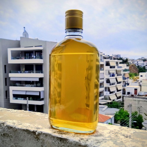 Handmade Ginger & Spices Liqueur with Cretan Raki 350ml