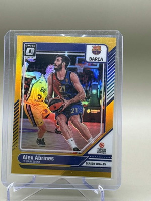 Alex Abrines Gold Card Donruss Optic EuroLeague 2024-25 like new