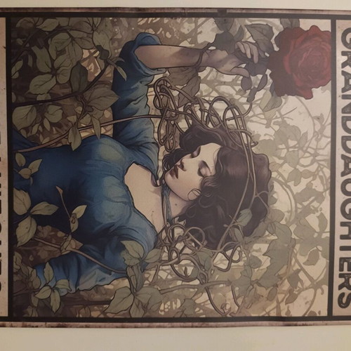 Metal sign vintage used with theme the granddaughters of witches
