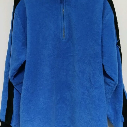 Men's fleece shirt like new, blue, size S
