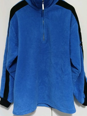 Men's fleece shirt like new, blue, size S
