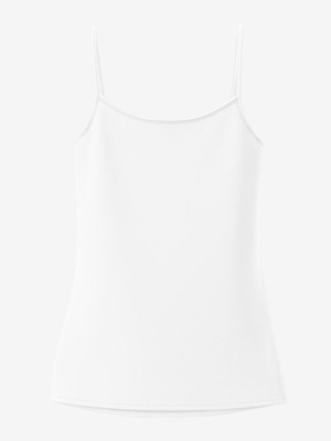 Women's white tank top new, high cotton content