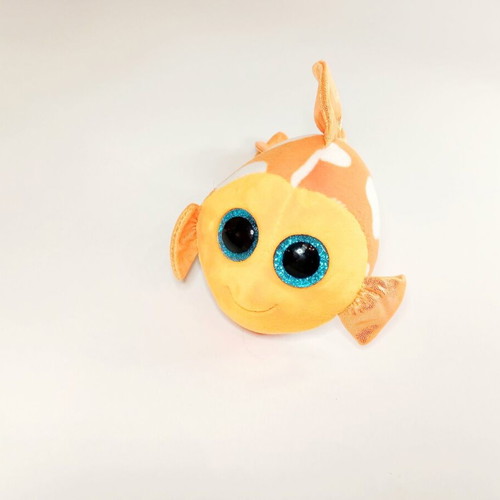 Ty Beanie Boos Clownfish plush with glitter eyes like new