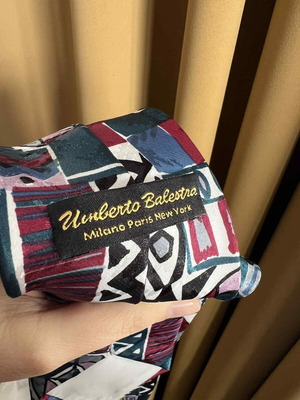 Umberto Balestra silk tie like new, multicolored