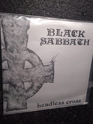 Black Sabbath Headless Cross 7" single μεταχειρισμένο, metal