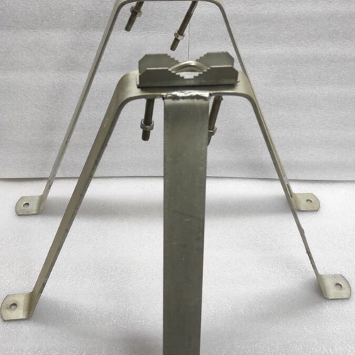 Large galvanized base for mast mounting new
