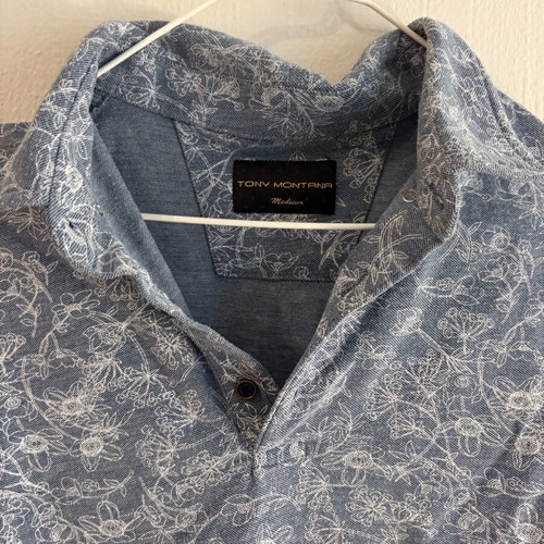 Polo shirt Tony Montana like new, blue turquoise, size M